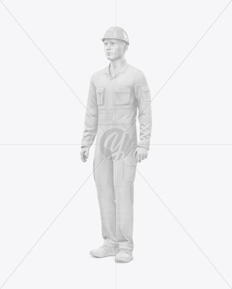 Working Overalls w/Mannequin Mockup