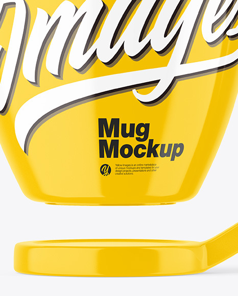 Glossy Mug Mockup