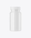 Glossy Pills Bottle Mockup