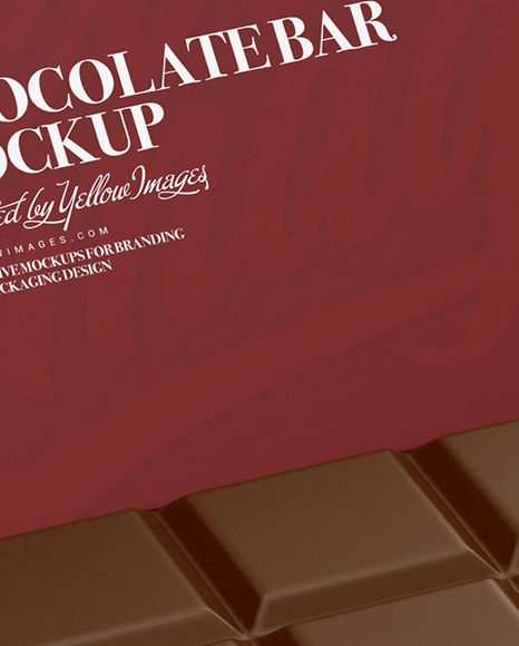 Two Chocolate Bars Mockup