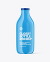 Glossy Ceramic Bottle Mockup