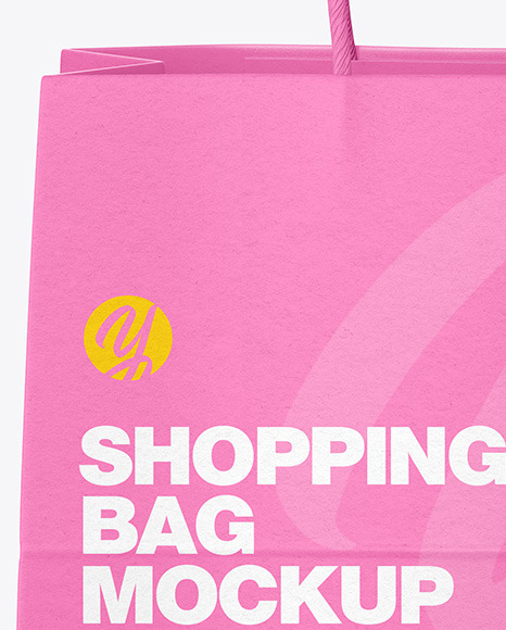 Paper Shopping Bag Mockup