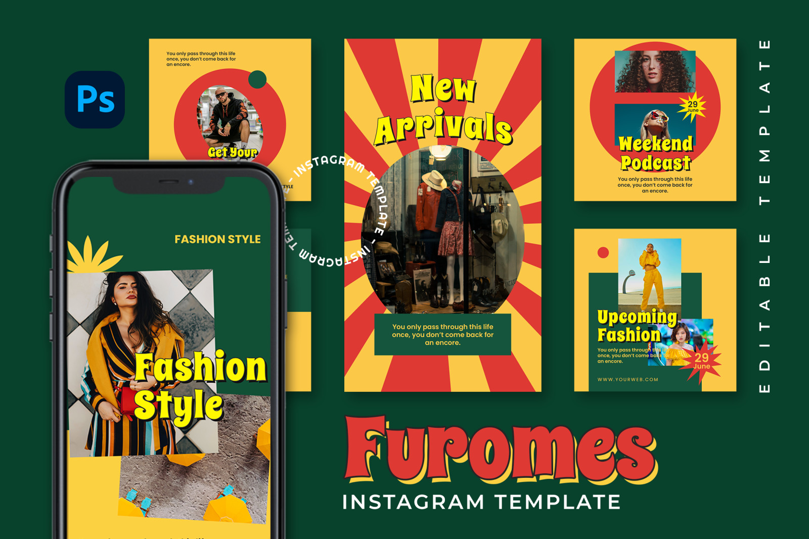 Furomes Instagram Template Furomes Instagram Template