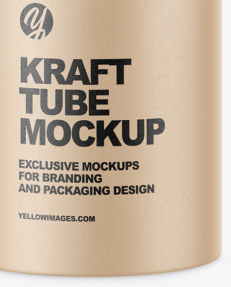 Kraft Tube Mockup