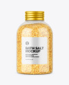 Yellow Bath Salt in Jar Mockup