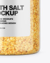 Yellow Bath Salt in Jar Mockup