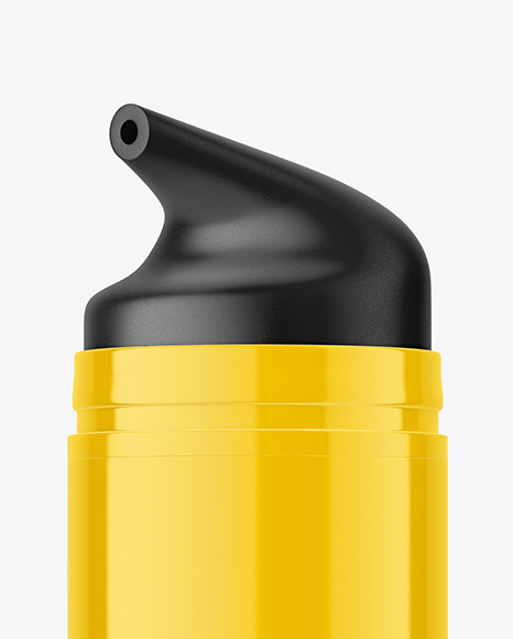 Airless Glossy Bottle Mockup