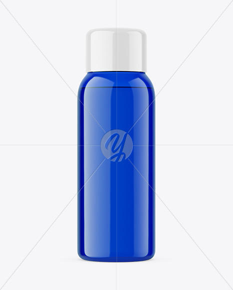 Colored Plastic Bottle Mockup