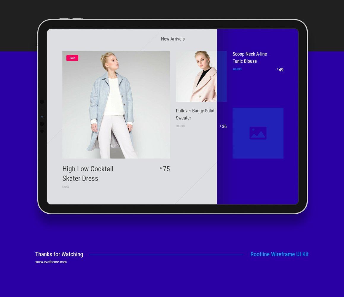 Rootline Wireframe UI Kit Rootline Wireframe UI Kit