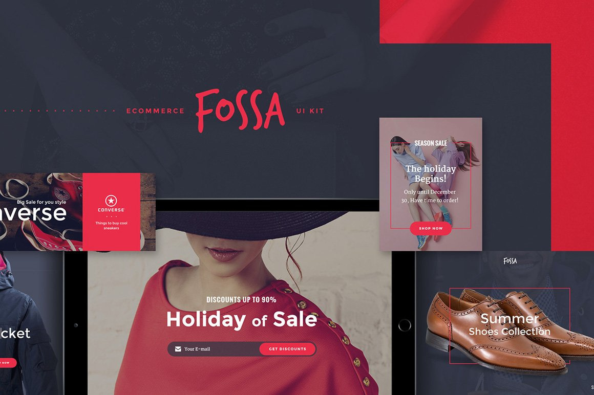 Fossa Ecommerce UI Kit Fossa Ecommerce UI Kit