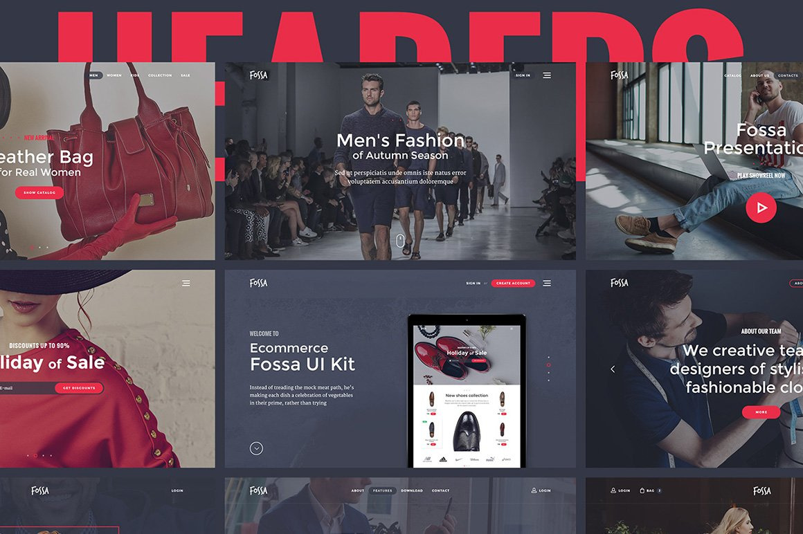 Fossa Ecommerce UI Kit
