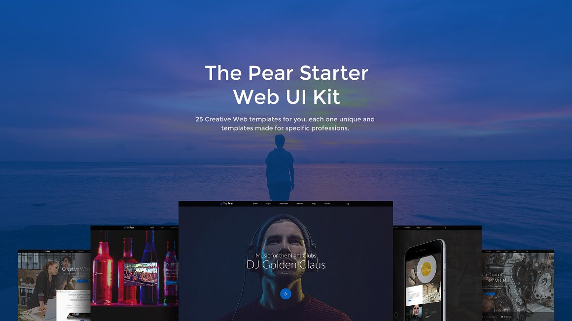 The Pear Starter Web UI Kit The Pear Starter Web UI Kit