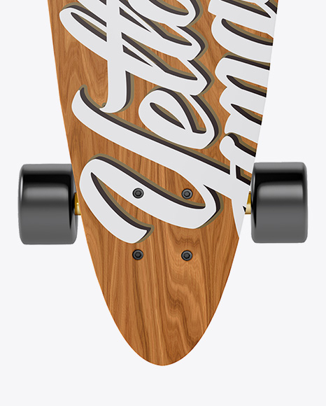 Longboard Mockup - Front View