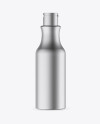 Metallic Cosmetic Bottle Mockup