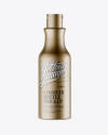 Metallic Cosmetic Bottle Mockup