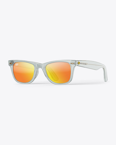 Transparent Sunglasses Mockup - Half Side View