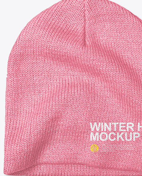 Baby Winter Hat Mockup