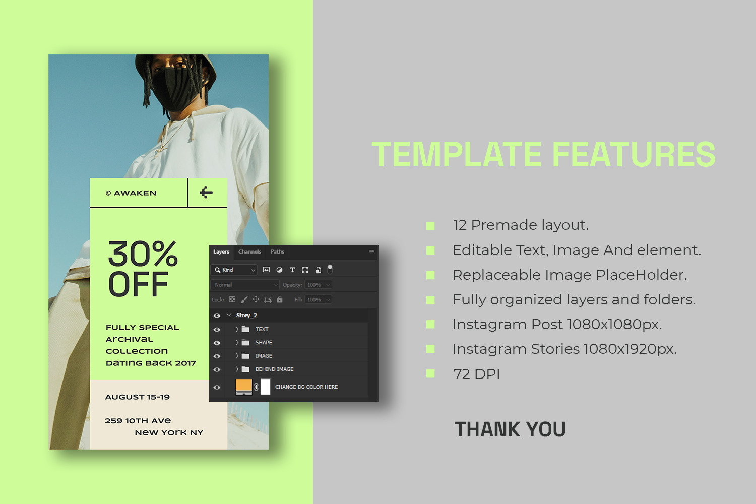 Awaken Instagram Template Awaken Instagram Template