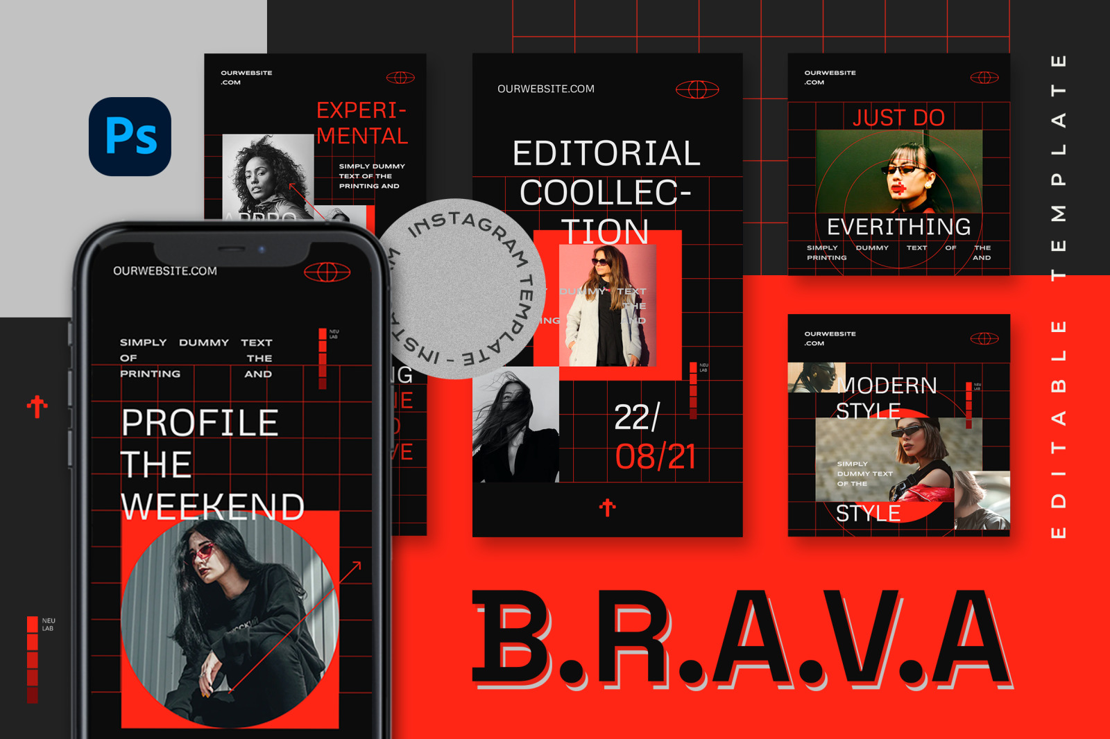 Brava Instagram Template Brava Instagram Template