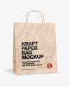 Kraft Paper Shopping Bag Mockup