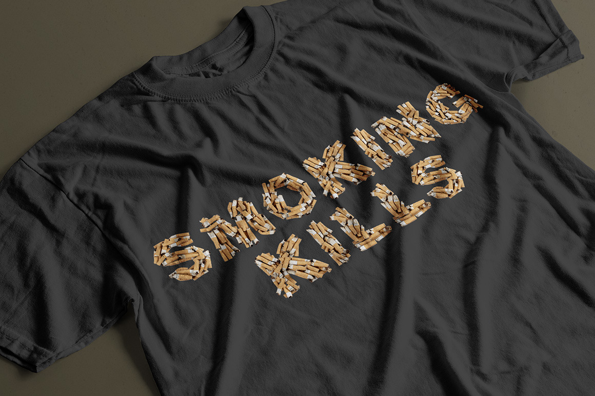 Cigarette Butt Font