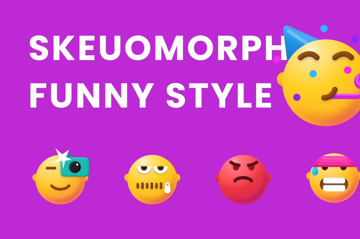 Vivid Emojis Icons Pack