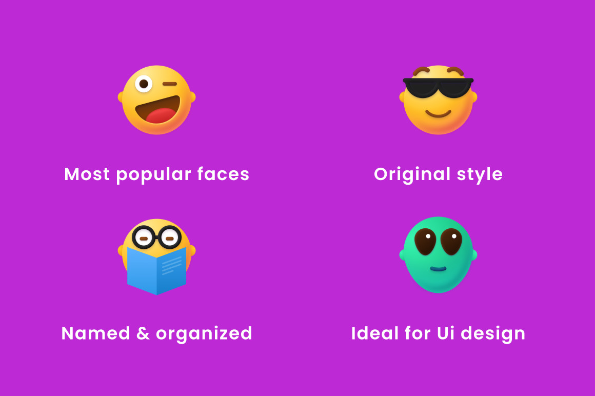 Vivid Emojis Icons Pack