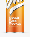 Matte Snack Tube Mockup