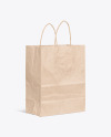 Kraft Paper Shopping Bag Mockup