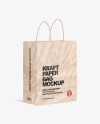 Kraft Paper Shopping Bag Mockup