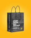 Kraft Paper Shopping Bag Mockup