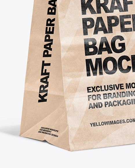 Kraft Paper Shopping Bag Mockup