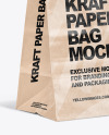 Kraft Paper Shopping Bag Mockup