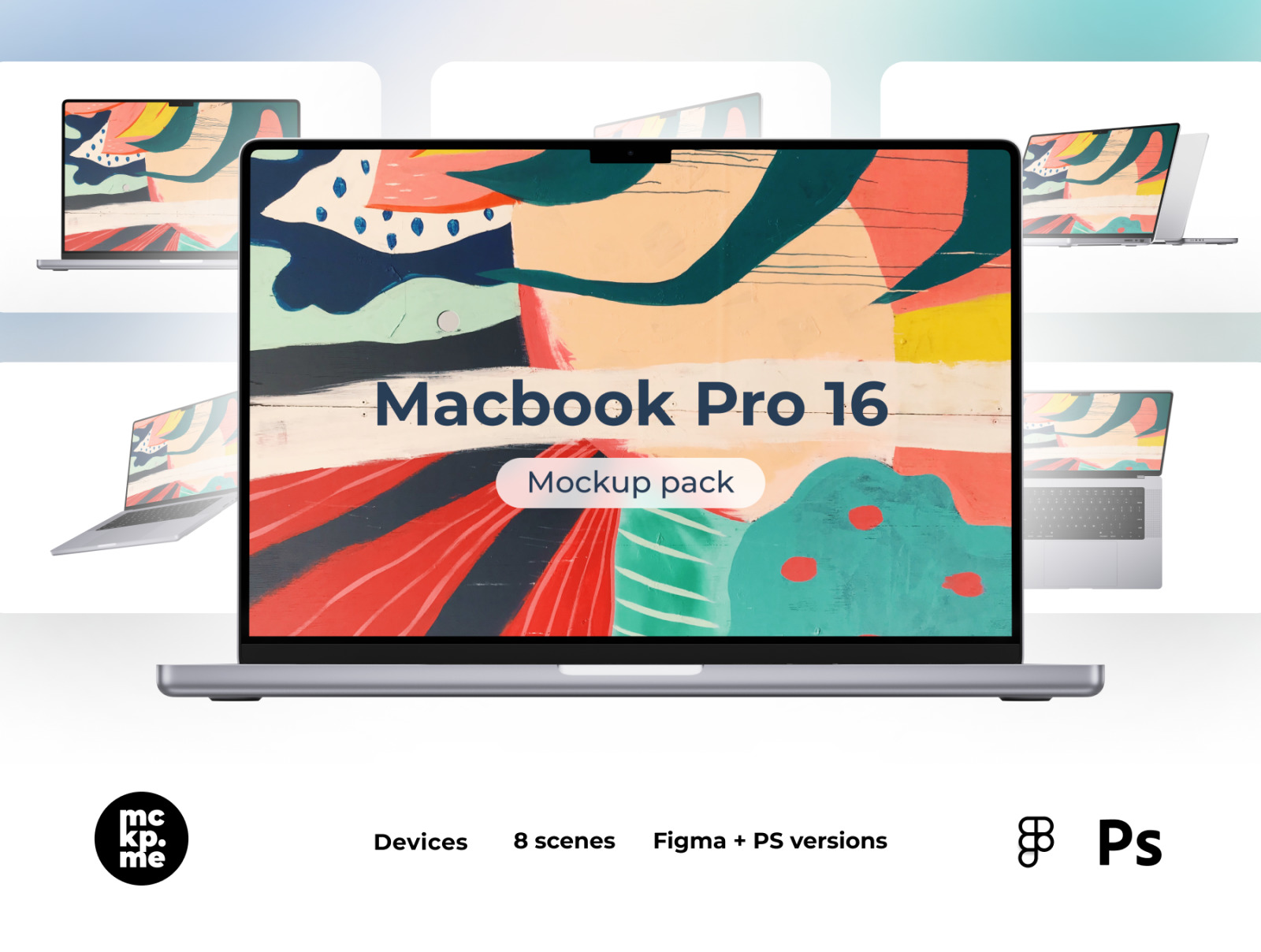 Macbook Pro 16 Mockups