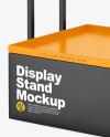 Display Stand Mockup - Half Side View