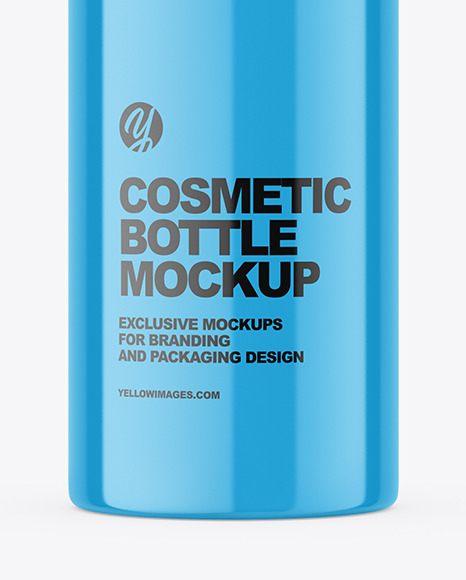 Airless Glossy Bottle Mockup