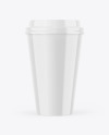 Glossy Coffee Cup Mockup