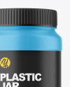 Matte Plastic Jar Mockup