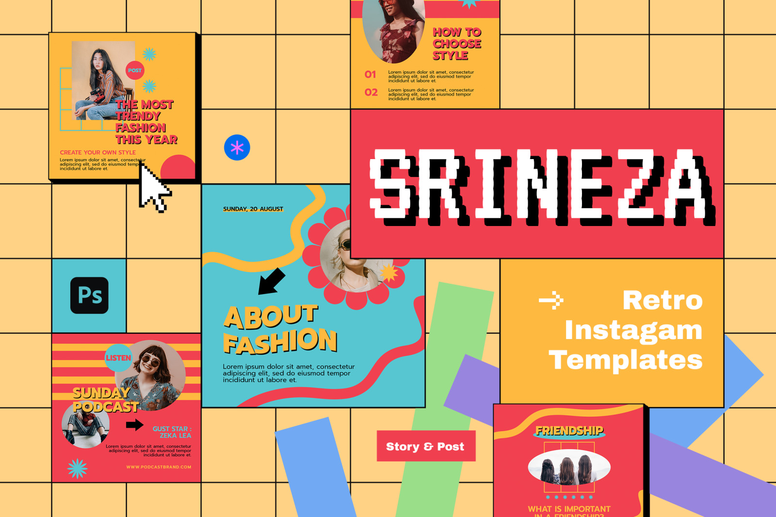 Srineza Instagram Template