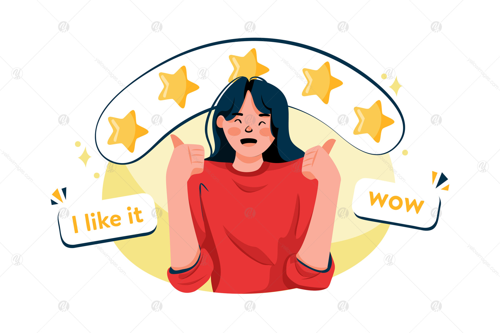 M359_Customer Review Illustration Pack M359_Customer Review Illustration Pack
