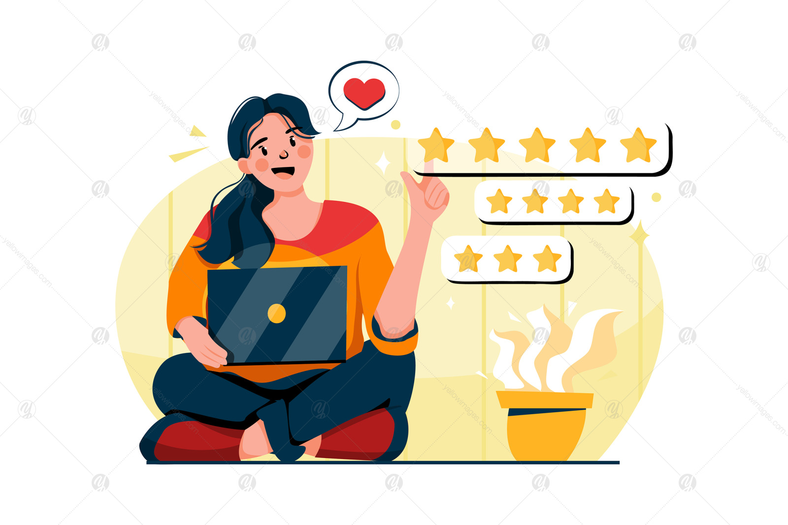 M359_Customer Review Illustration Pack M359_Customer Review Illustration Pack