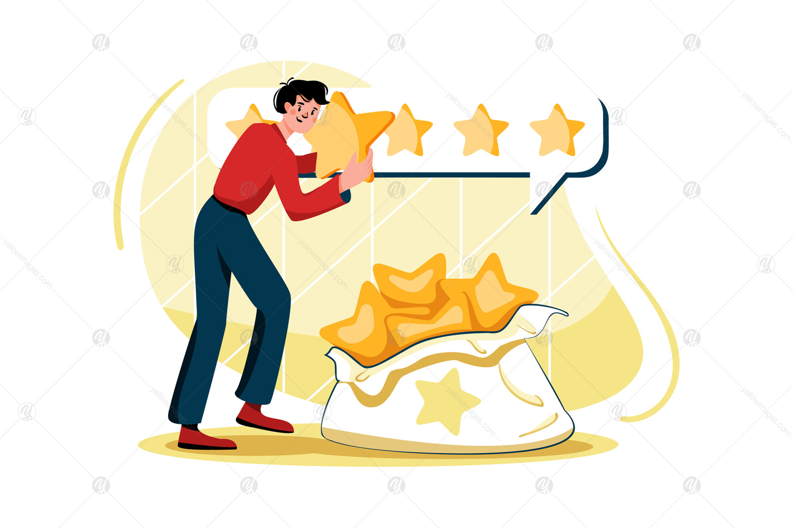 M359_Customer Review Illustration Pack M359_Customer Review Illustration Pack