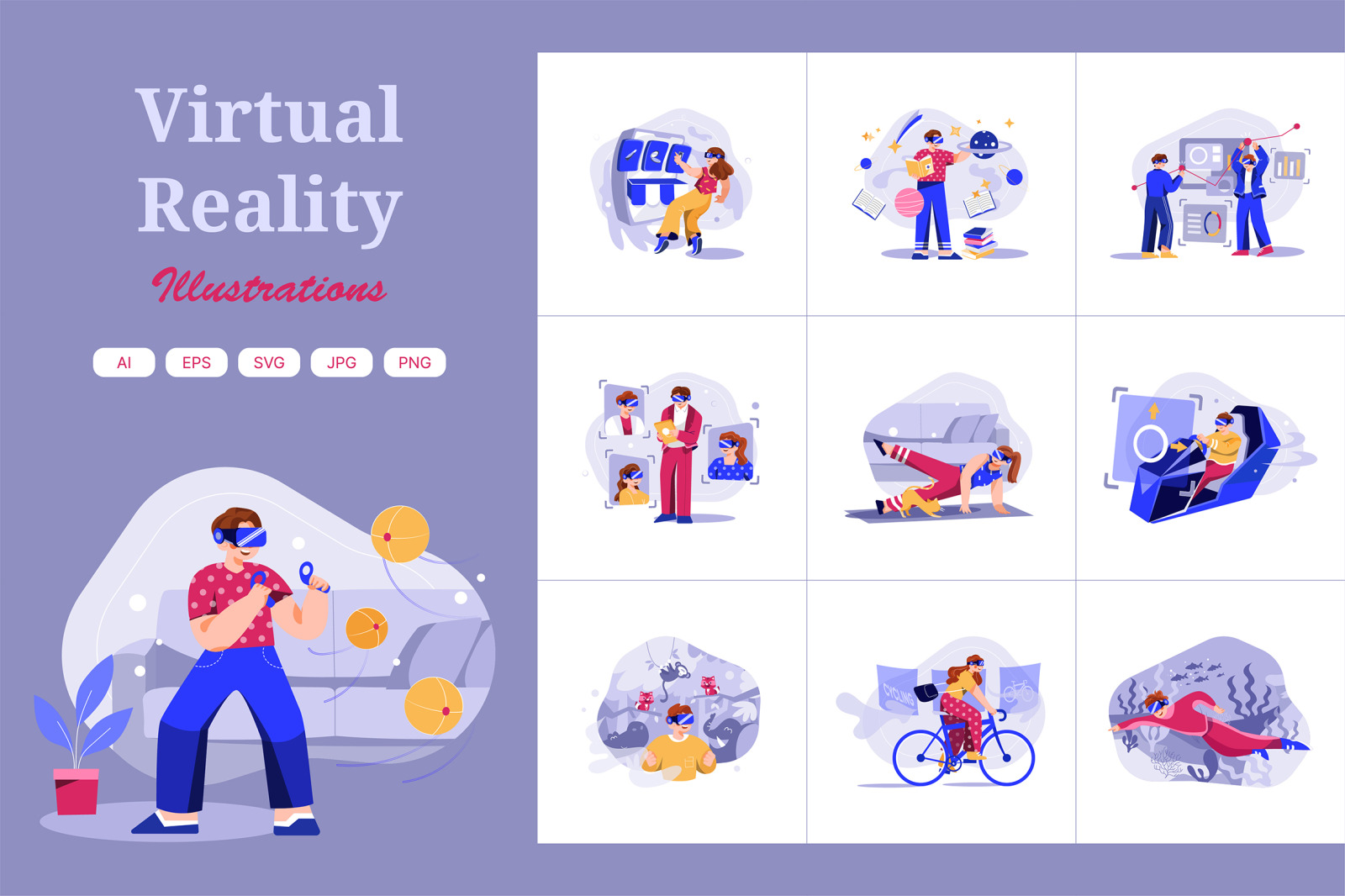 M352_Virtual Reality Illustration Pack