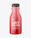 Glossy Plastic Bottle Mockup