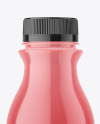 Glossy Plastic Bottle Mockup