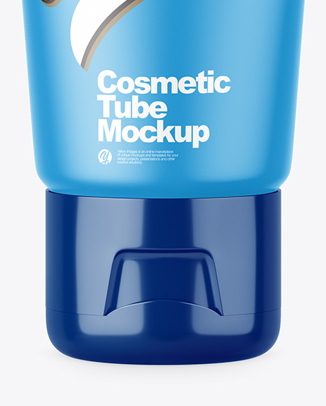 Matte Cosmetic Tube Mockup