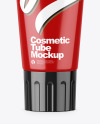 Glossy Cosmetic Tube Mockup