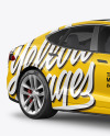 Electric Executive Car Mockup - Half Side View