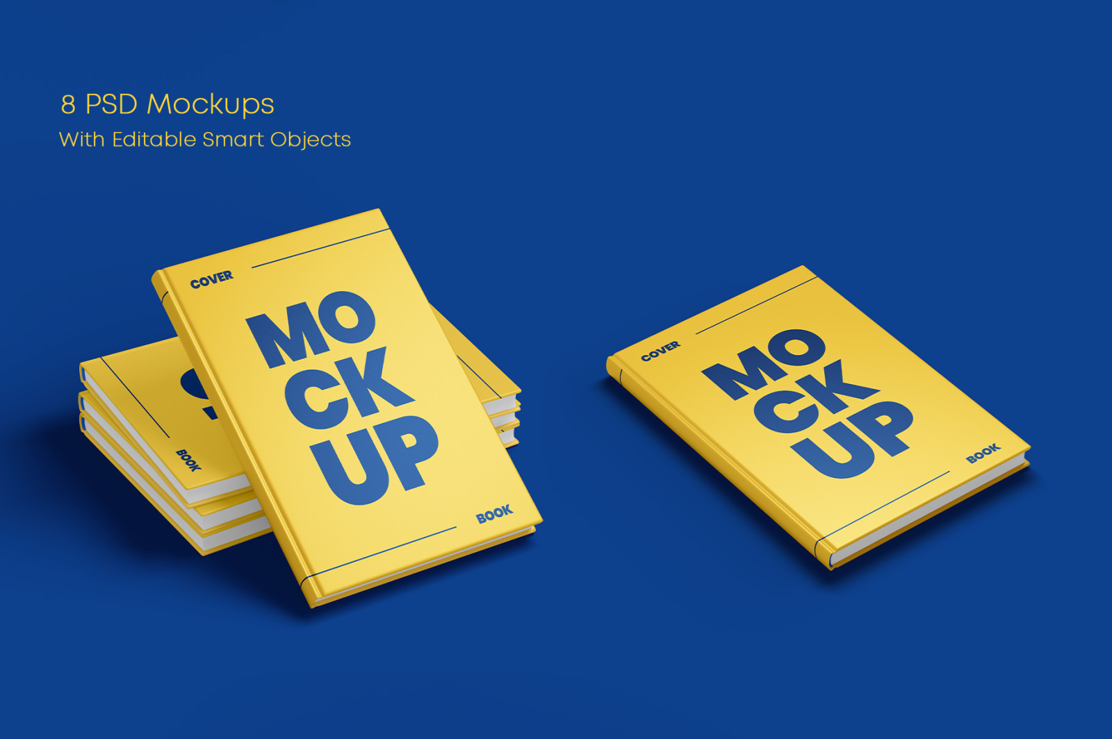 Book Cover Mockup Set