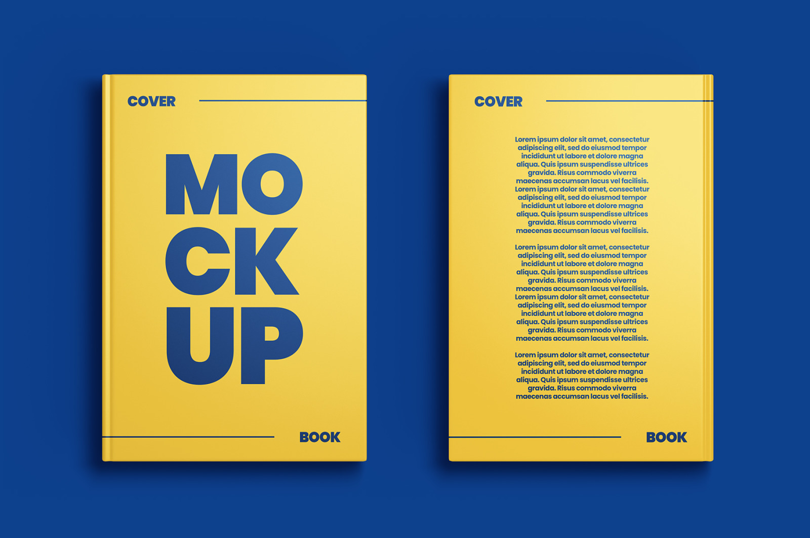 Book Cover Mockup Set